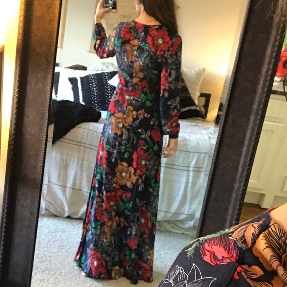 Tea Rose Vici long sleeve Maxi NWT - Picture 3 of 8